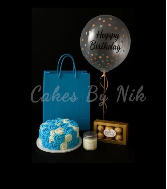 Celebration Birthday Hamper with Small Eggless Cake #7 for Loved Ones