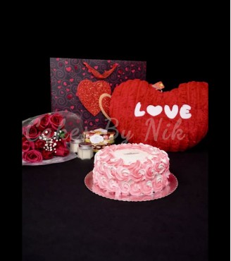  Celebration Hamper With Eggless Cake/Flowers /Chocolates #10