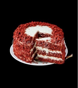 Eggless Red Velvet Fresh Cake